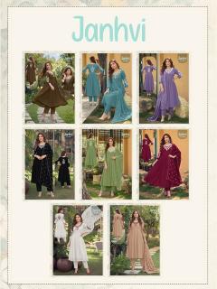 Desi kudi jhanvi anarkali buy set of palazzo kurti wholesale catalog